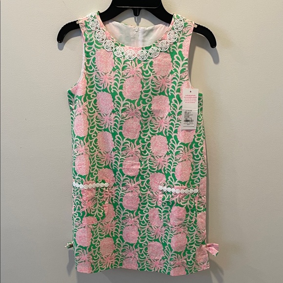 Lilly Pulitzer Little Lilly Classic Party Like a Pineapple Size 8 dress, NWT - Picture 2 of 7